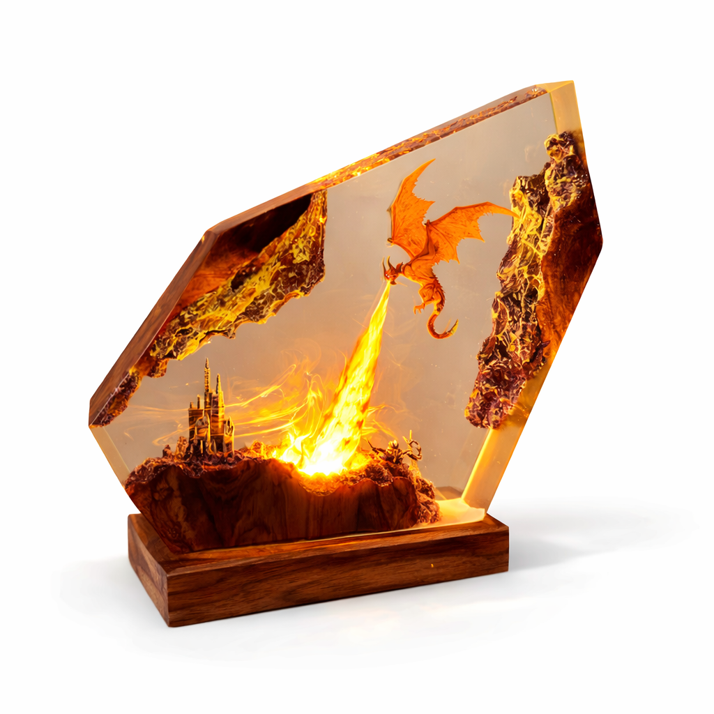 Dragon Resin Lamps