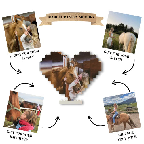 RiderBand™ - Customizable Horse Lego Set